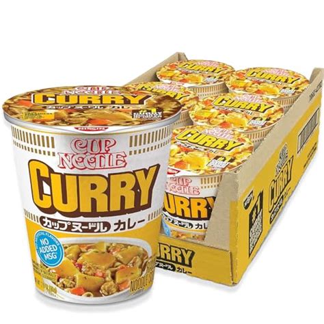 Nissin, Cup Noodles Soup, Curry Flavor, 2.25 oz。